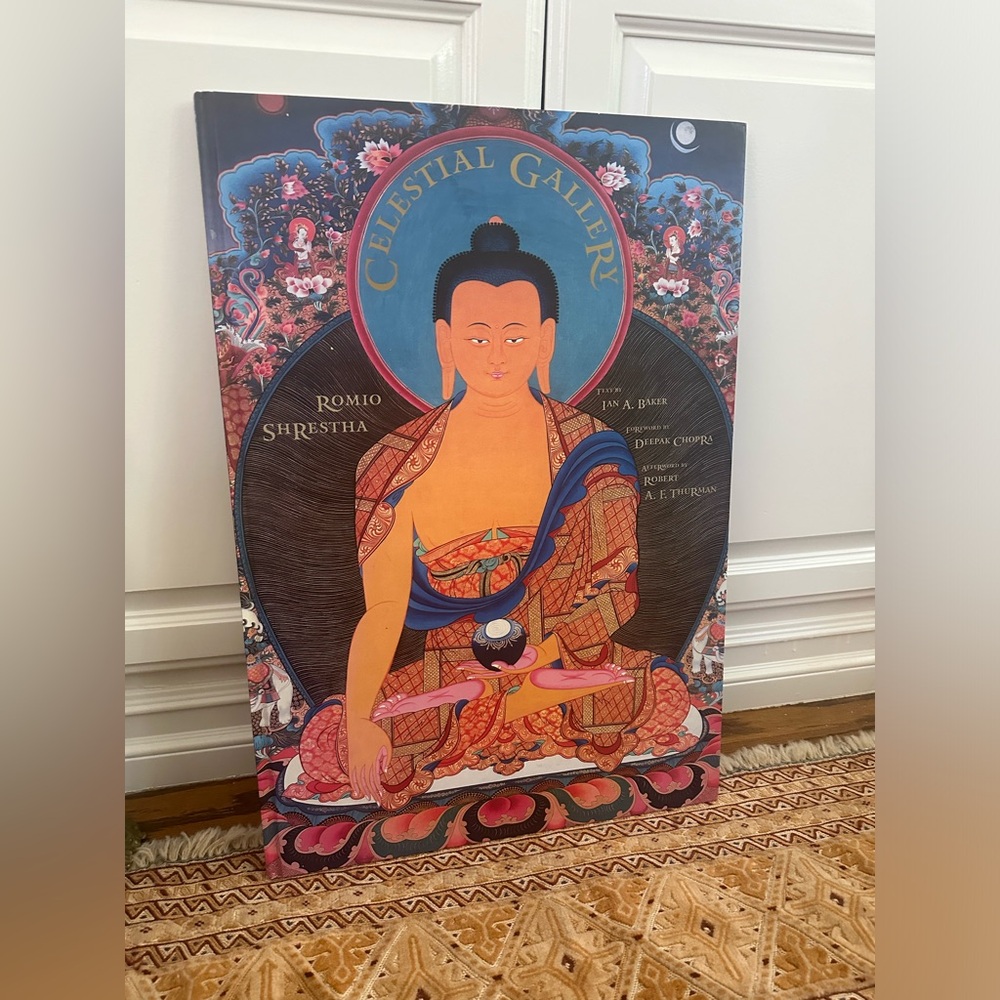 Rare HUGE !! Celestial Galaxy  hardcover art book with forward by Deepok Chopra